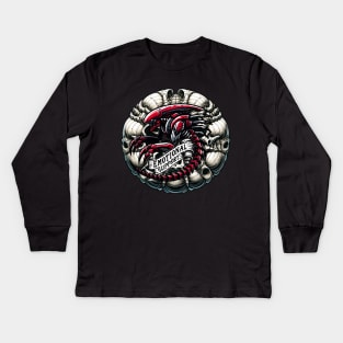 Emotional Support Tyranid Kids Long Sleeve T-Shirt